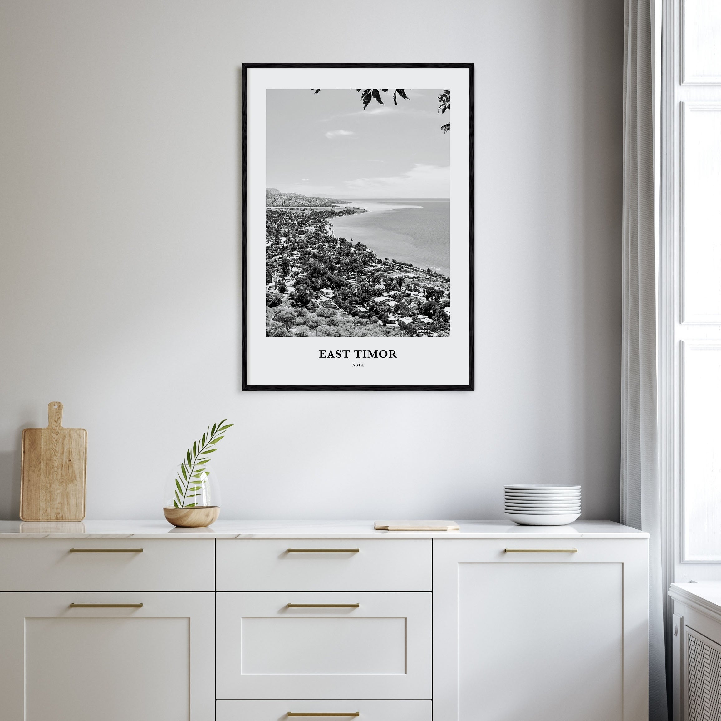 East Timor Portrait B&W Poster