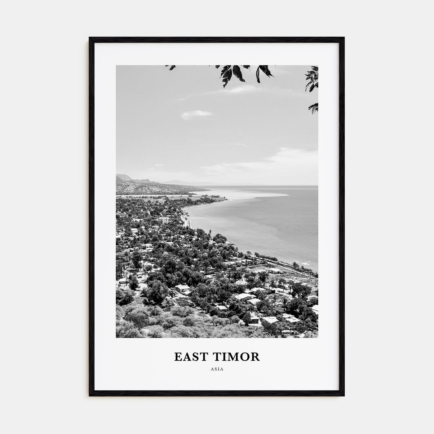 East Timor Portrait B&W Poster