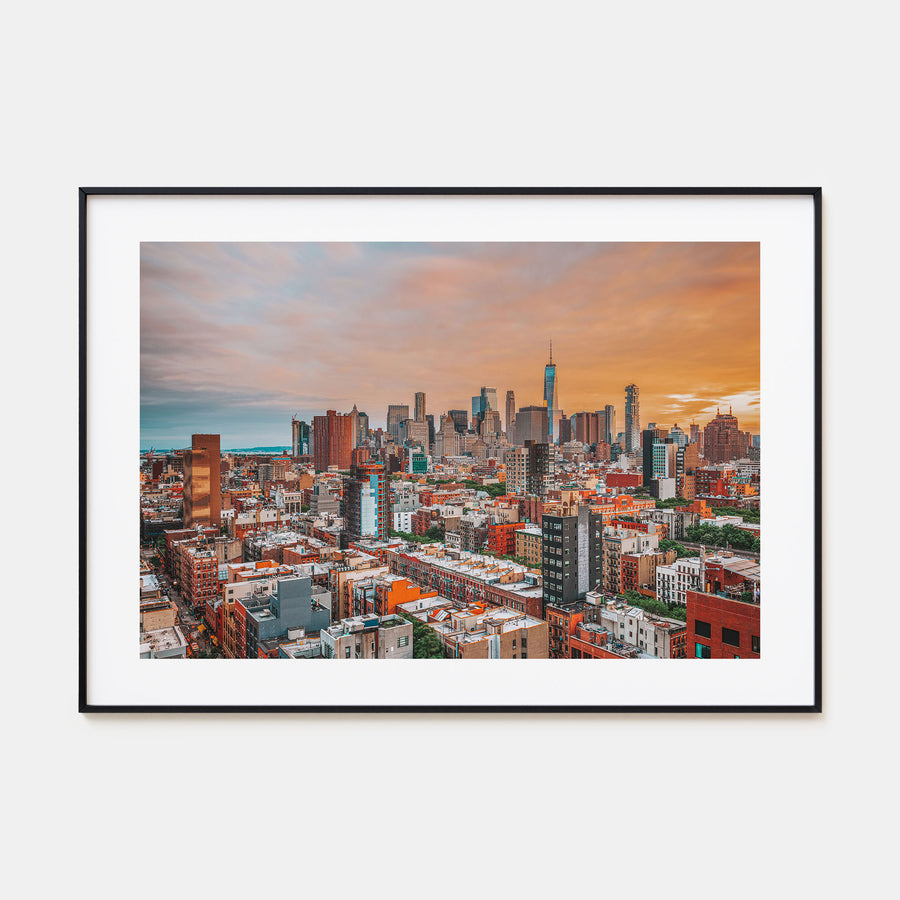 East Village, New York Landscape Color Poster