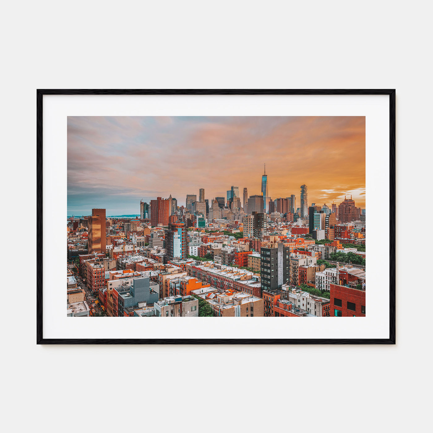 East Village, New York Landscape Color Poster