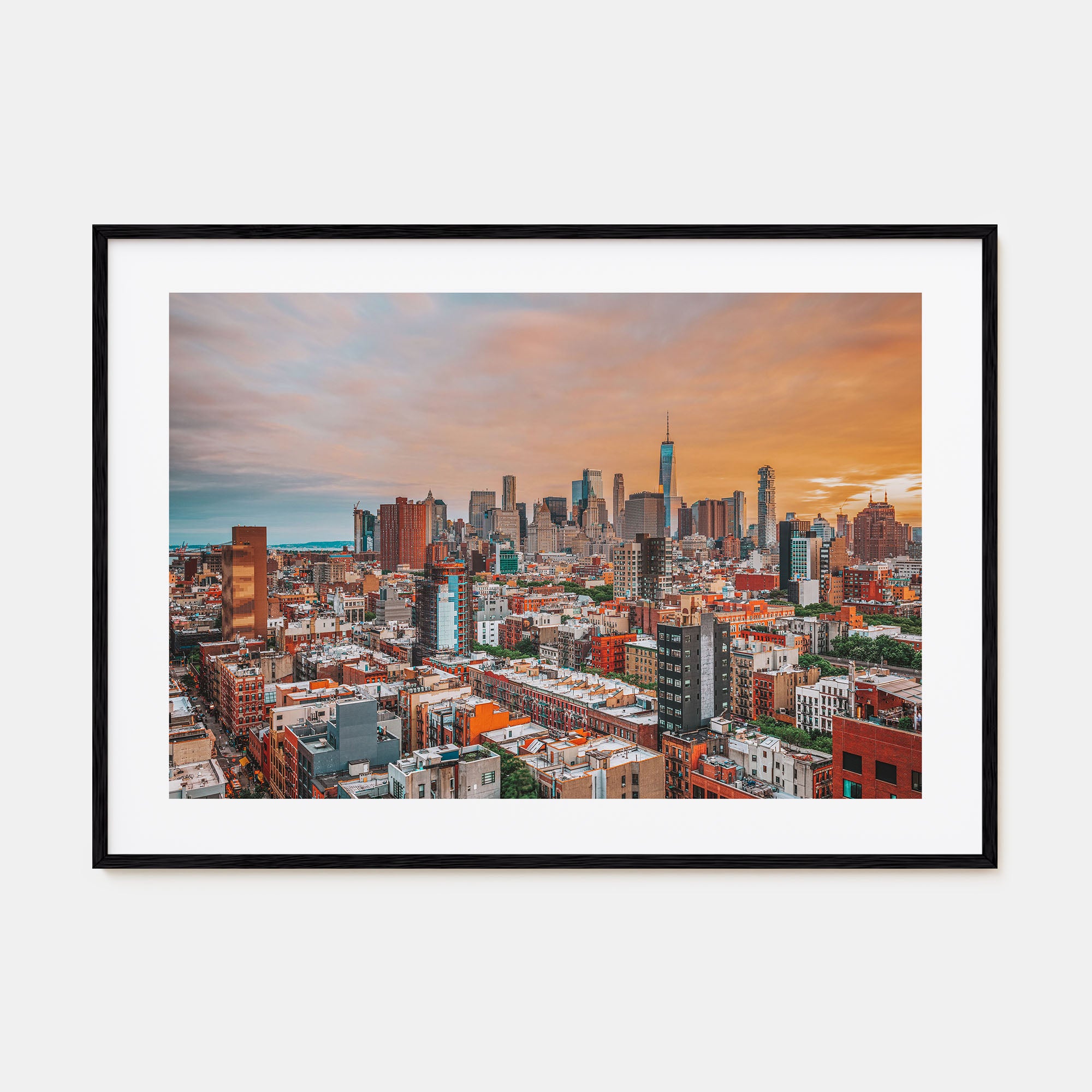 East Village, New York Landscape Color Poster