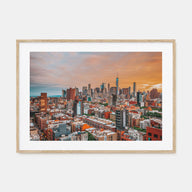 East Village, New York Landscape Color Poster
