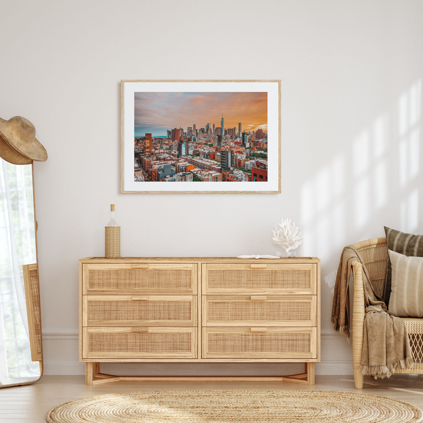 East Village, New York Landscape Color Poster