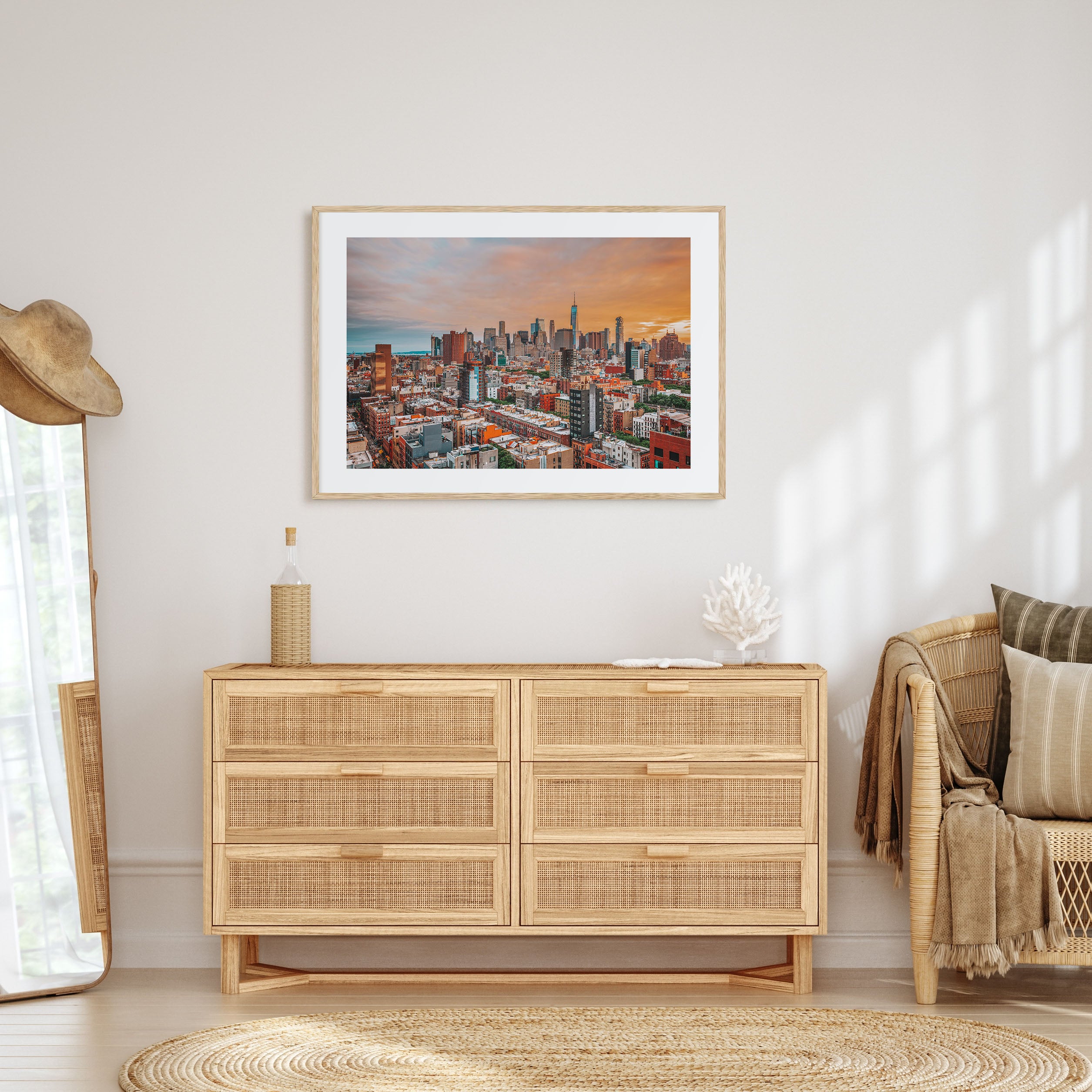 East Village, New York Landscape Color Poster