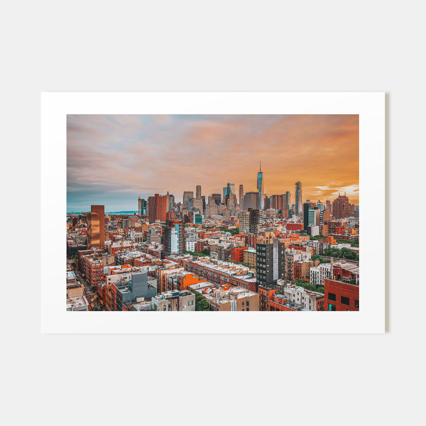 East Village, New York Landscape Color Poster