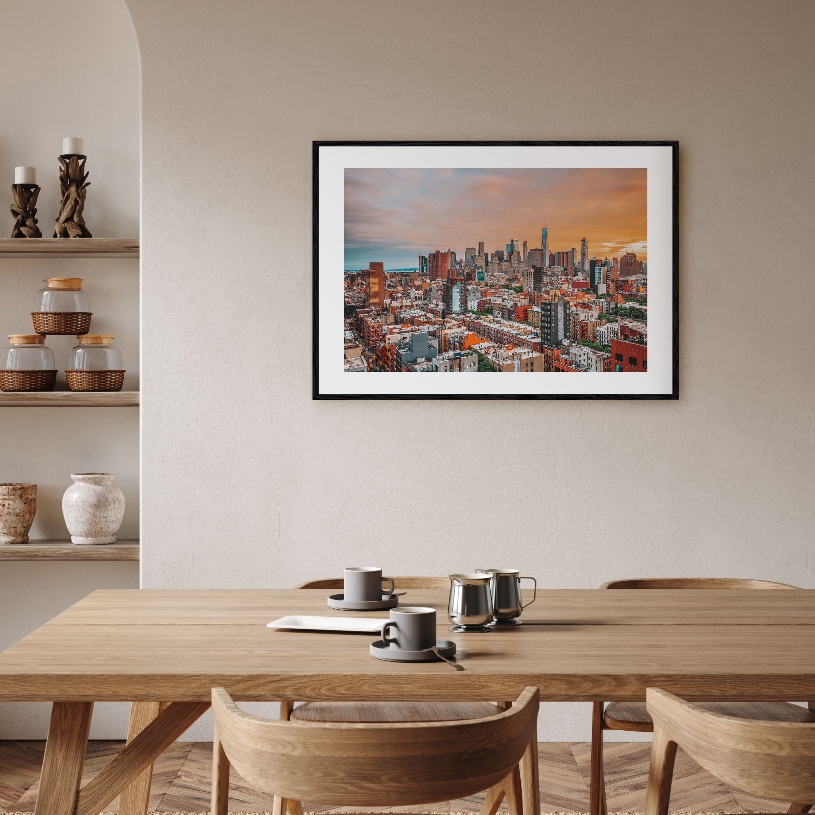 East Village, New York Landscape Color Poster