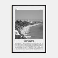Eastbourne Travel B&W Poster