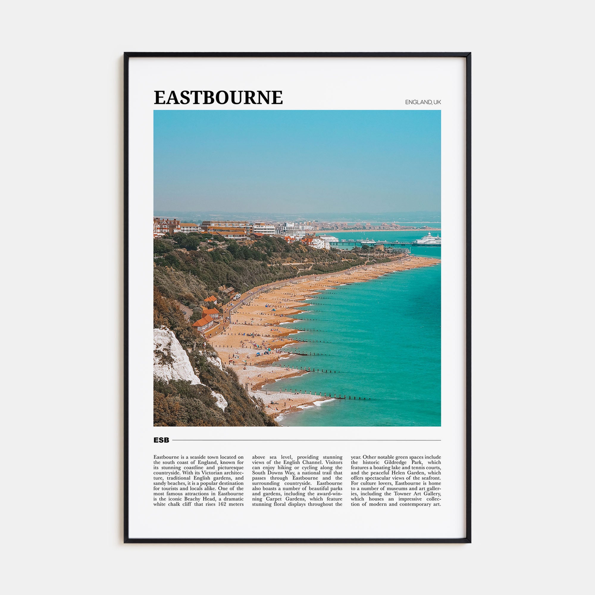 Eastbourne Travel Color Poster