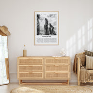 Easter Island Travel B&W Poster