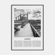 Easton Travel B&W Poster