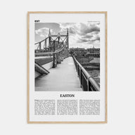Easton Travel B&W Poster