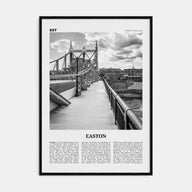 Easton Travel B&W Poster