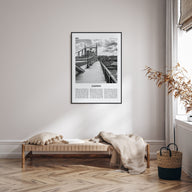 Easton Travel B&W Poster