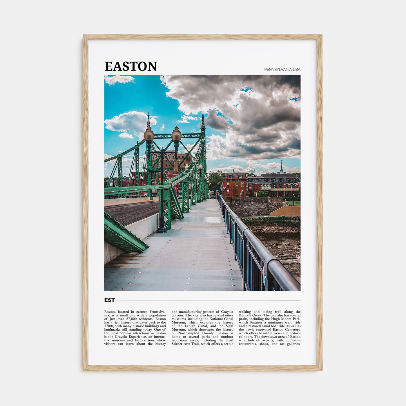 Easton Travel Color Poster