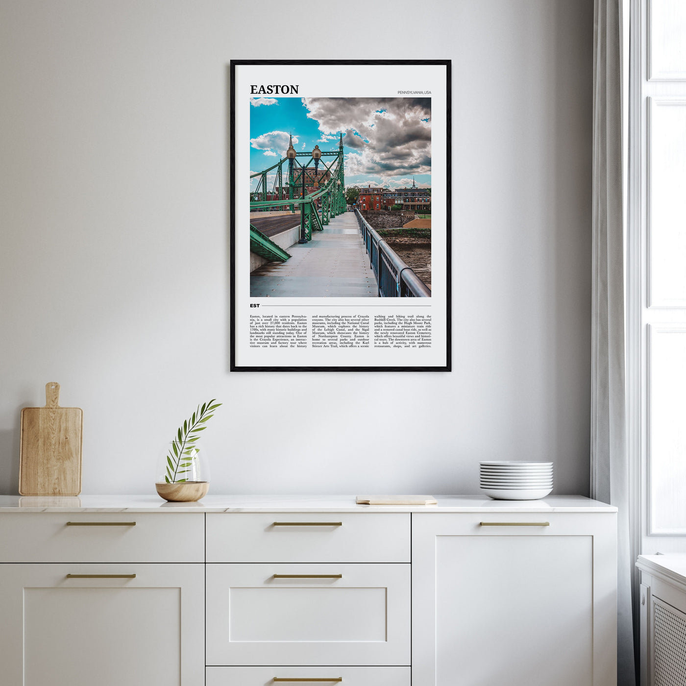 Easton Travel Color Poster