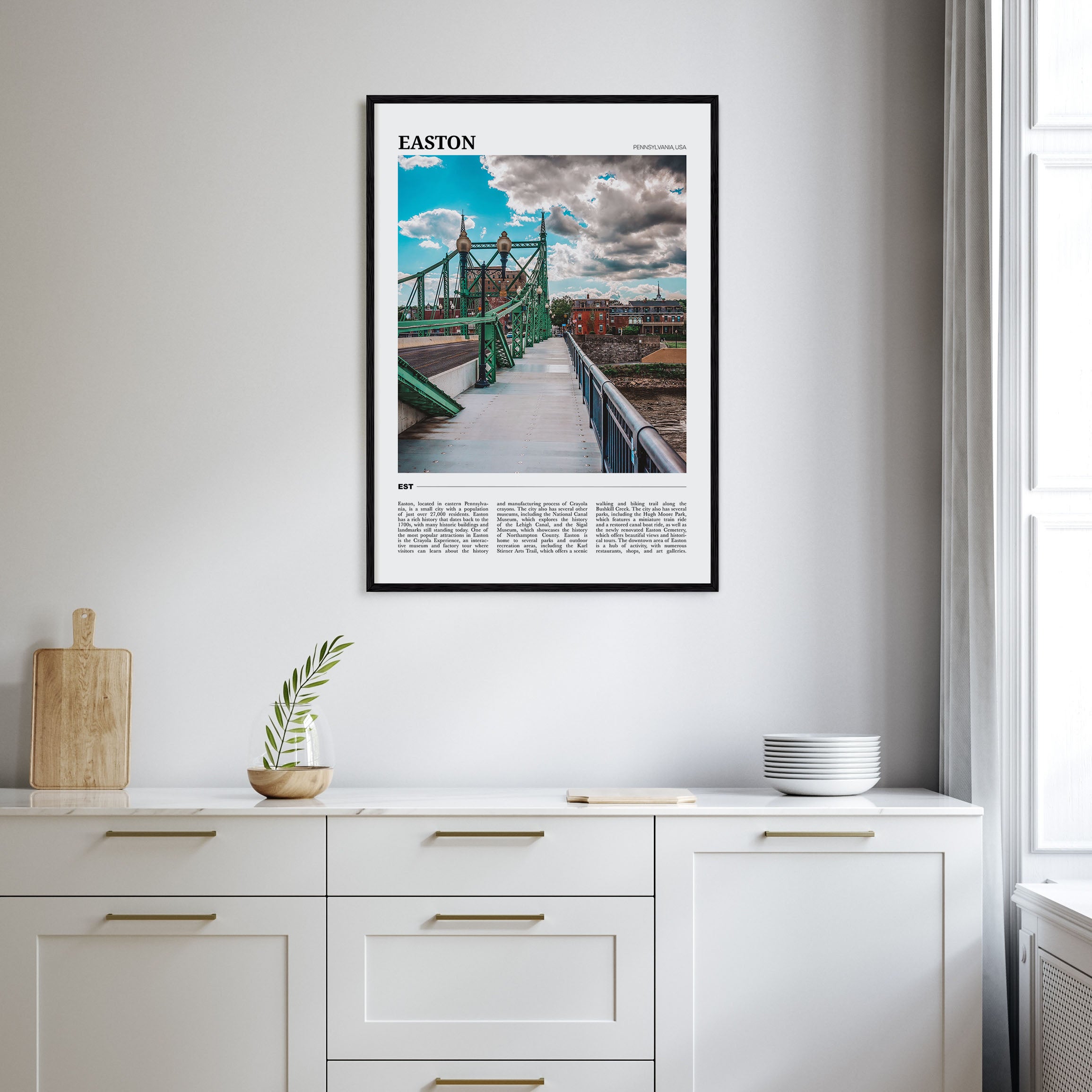 Easton Travel Color Poster