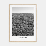 Eau Claire Portrait B&W Poster