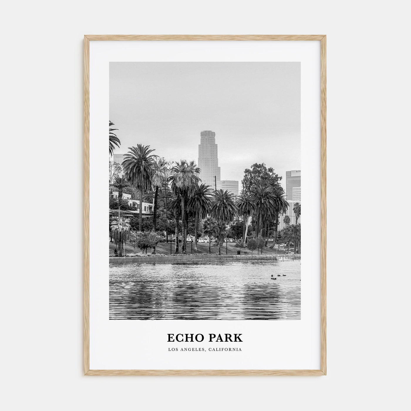Echo Park Portrait B&W No 1 Poster