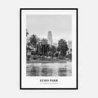 Echo Park Portrait B&W No 1 Poster