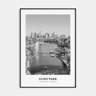 Echo Park Portrait B&W No 2 Poster
