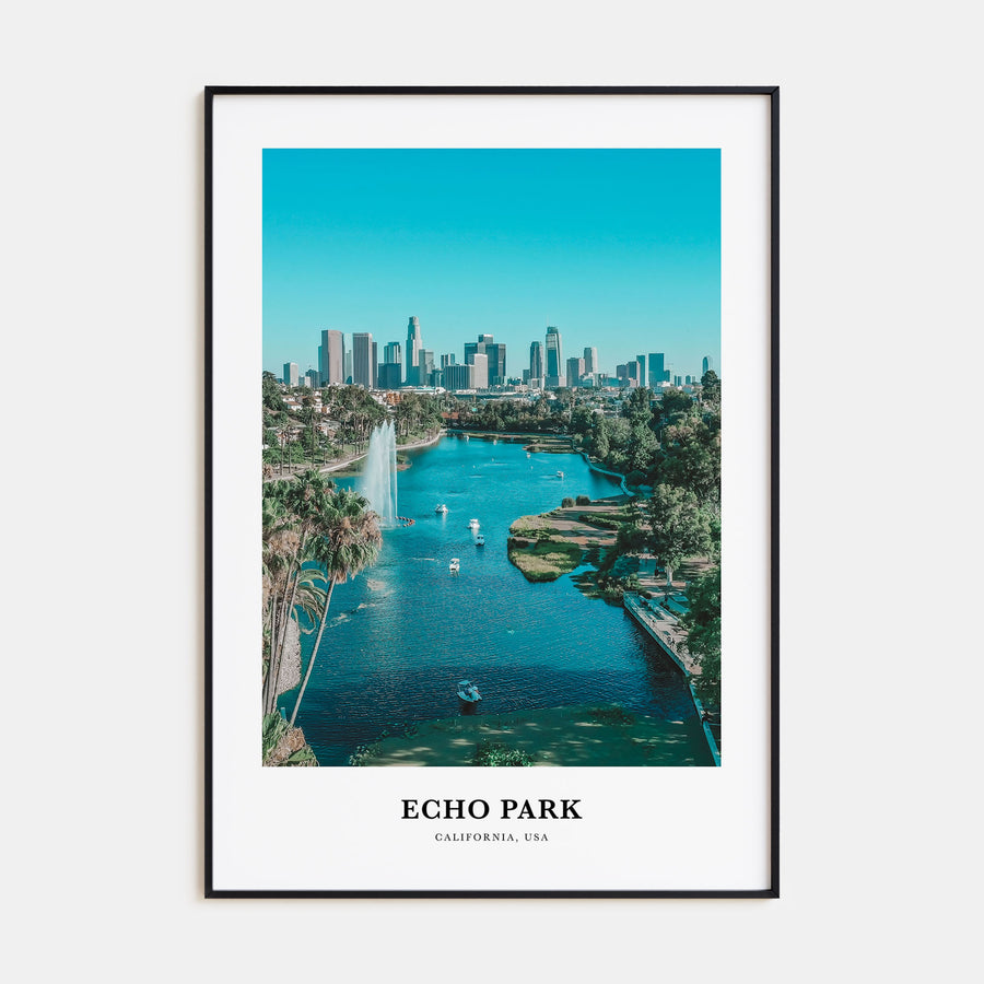 Echo Park Portrait Color Poster