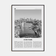 Echo Park Travel B&W No 1 Poster