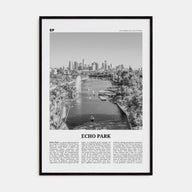 Echo Park Travel B&W No 1 Poster