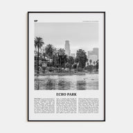 Echo Park Travel B&W No 2 Poster