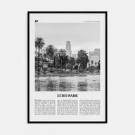 Echo Park Travel B&W No 2 Poster
