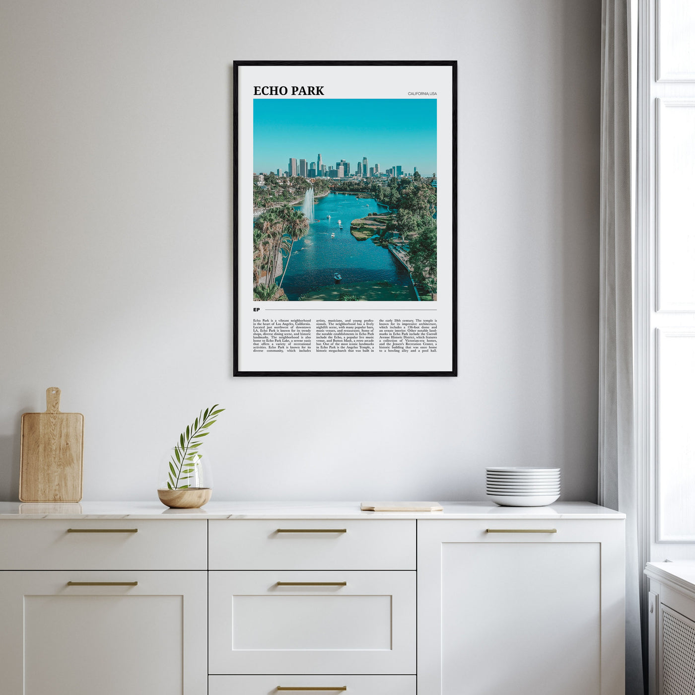 Echo Park Travel Color Poster
