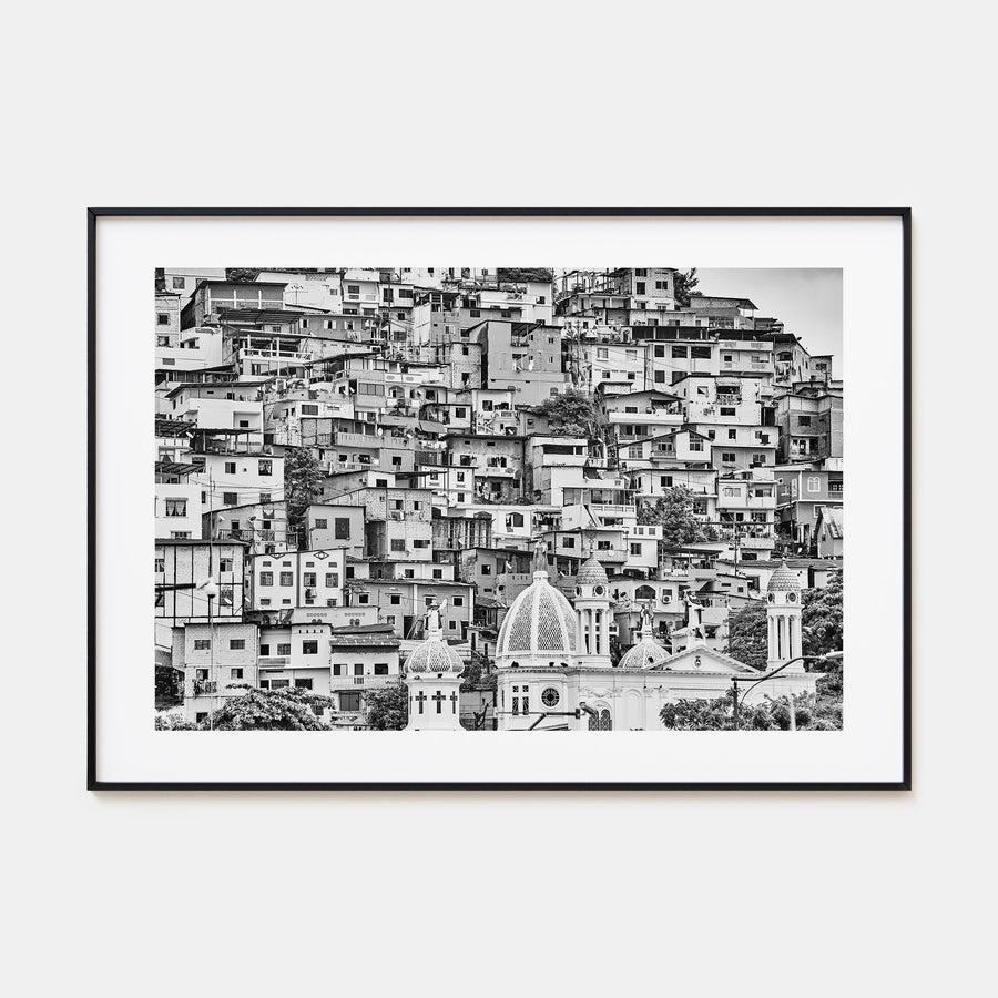 Ecuador Landscape B&W Poster