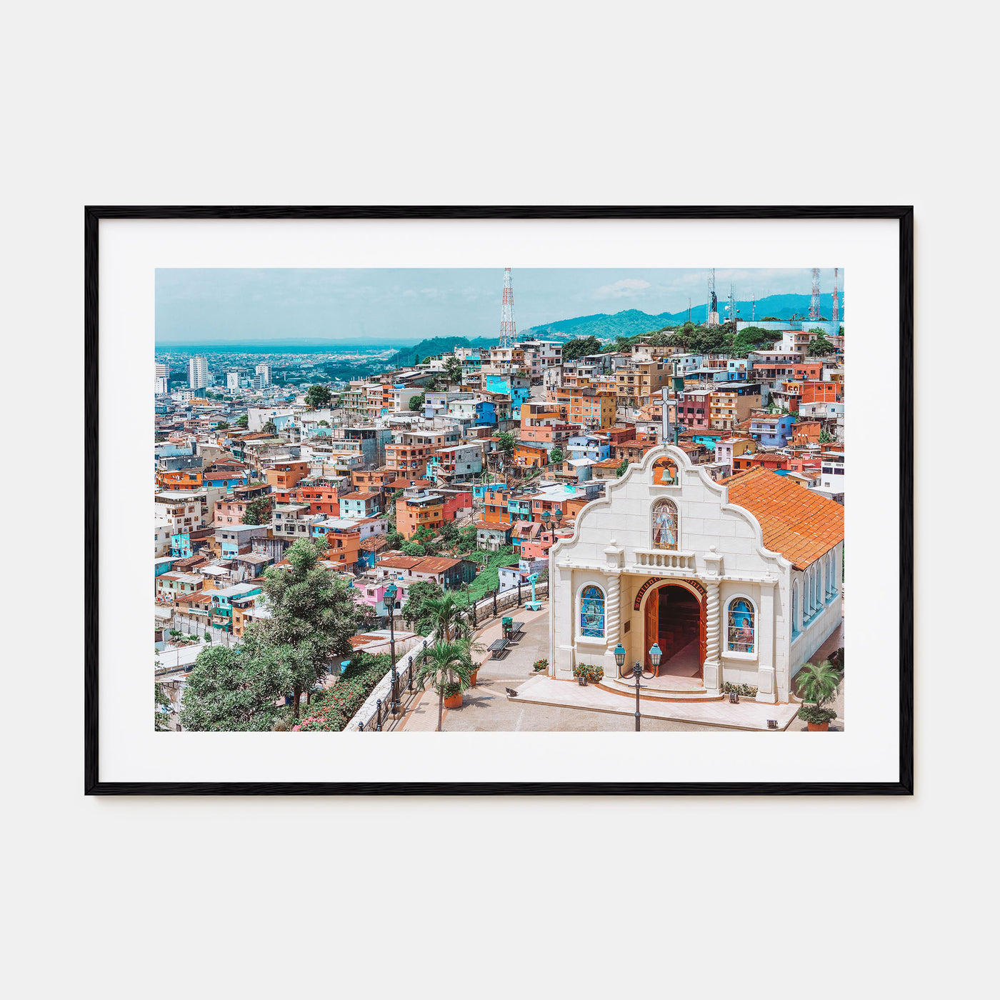 Ecuador Landscape Color Poster
