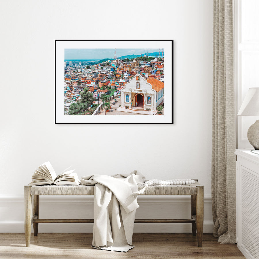 Ecuador Landscape Color Poster