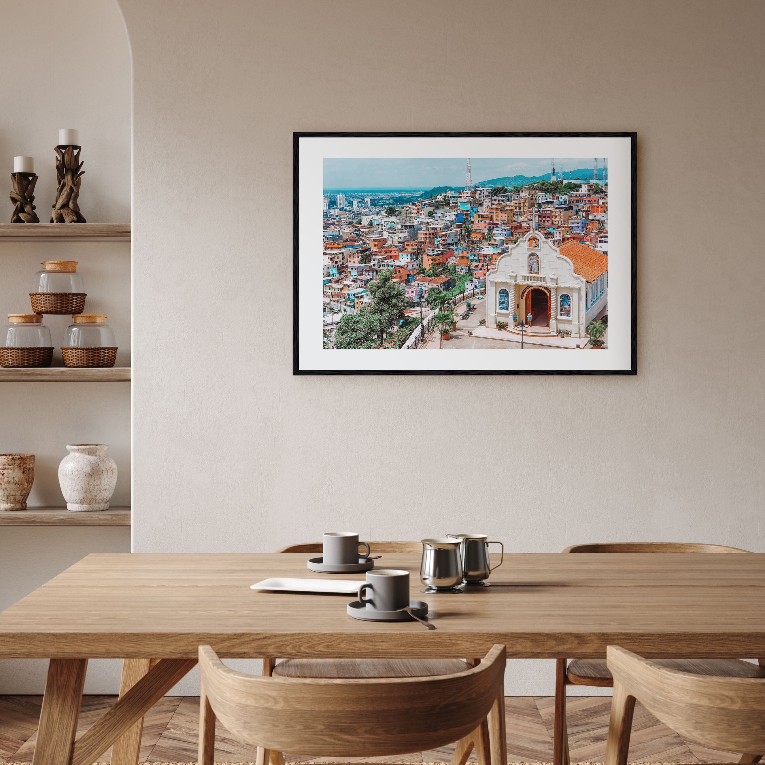 Ecuador Landscape Color Poster
