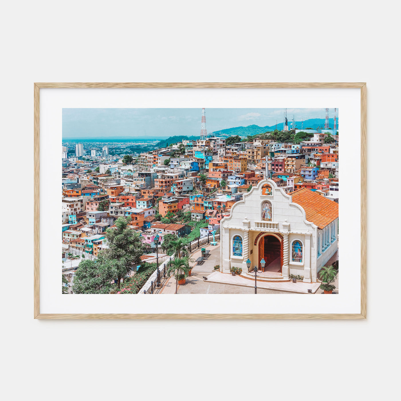 Ecuador Landscape Color Poster