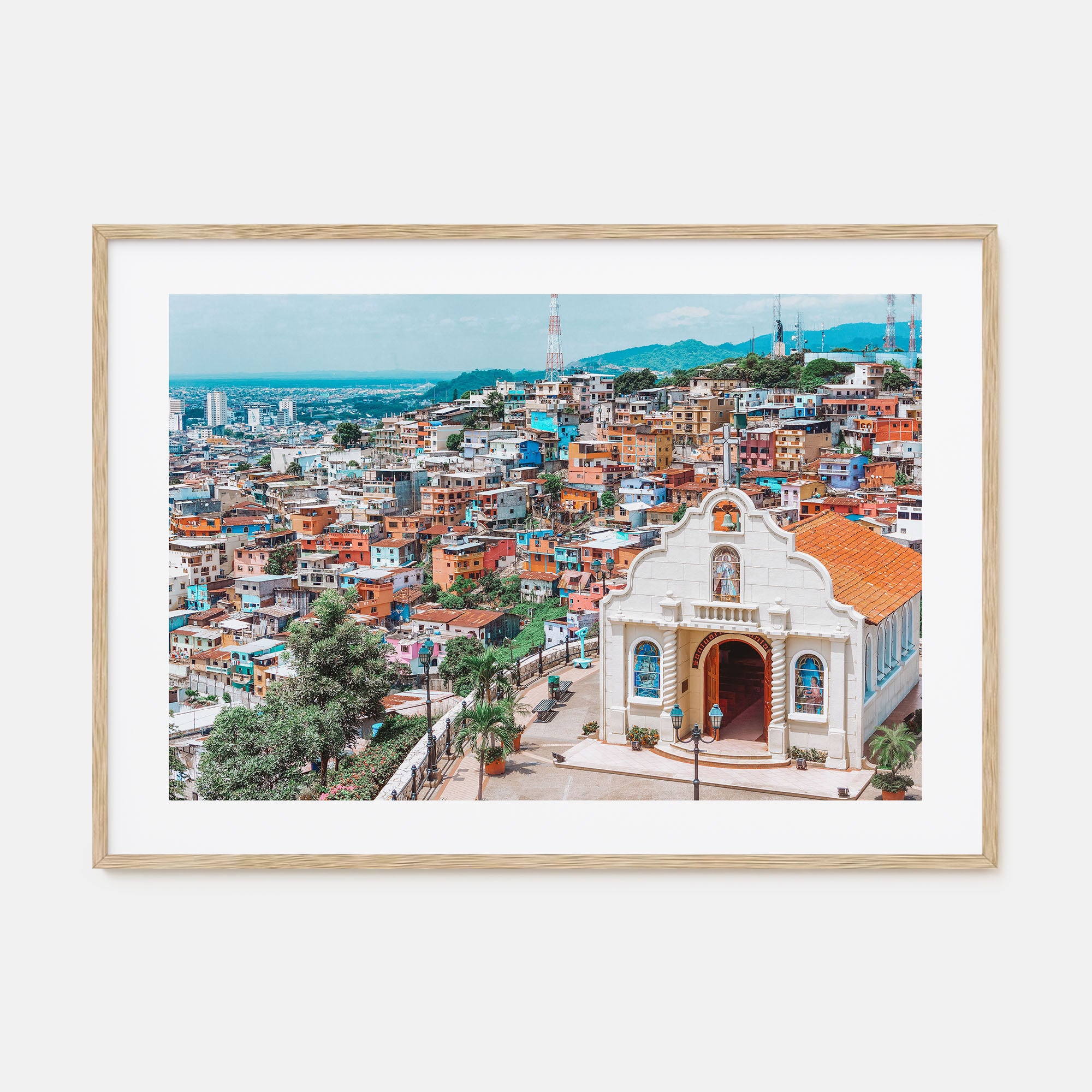 Ecuador Landscape Color Poster