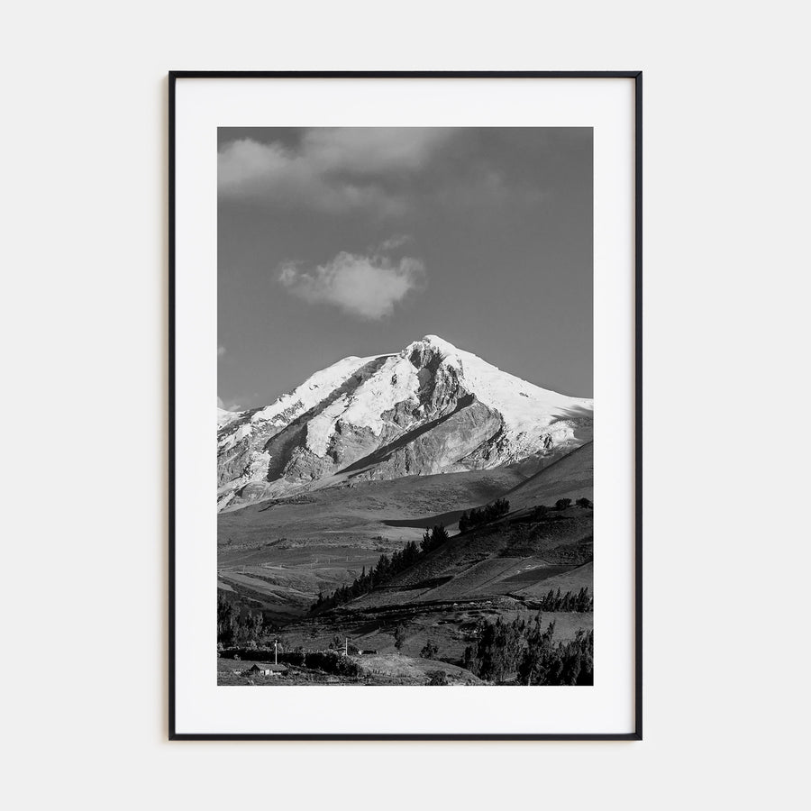 Ecuador Photo B&W Poster