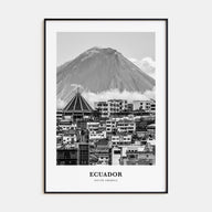 Ecuador Portrait B&W No 2 Poster