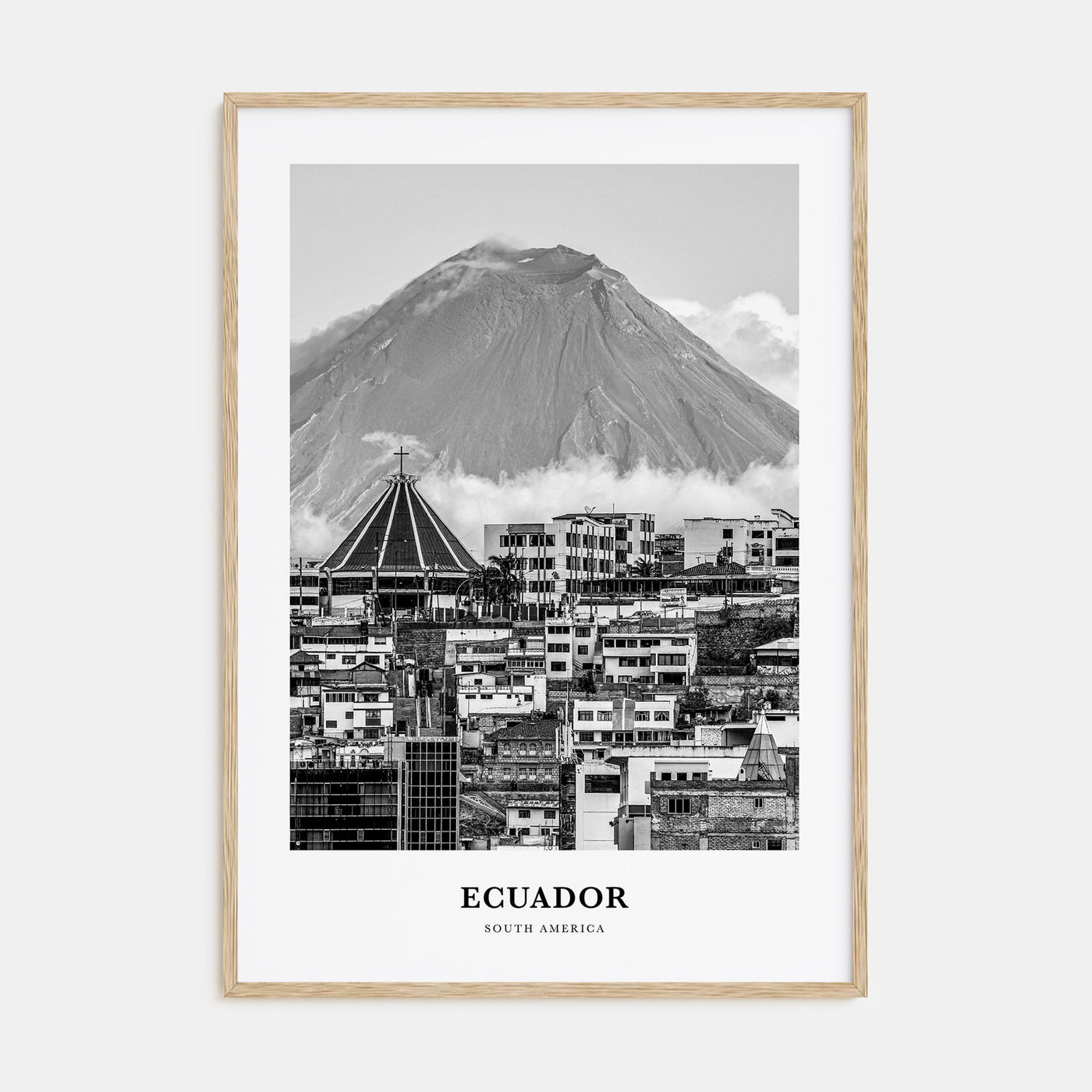 Ecuador Portrait B&W No 2 Poster