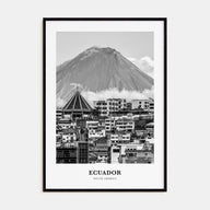 Ecuador Portrait B&W No 2 Poster