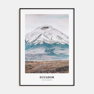 Ecuador Portrait Color Poster