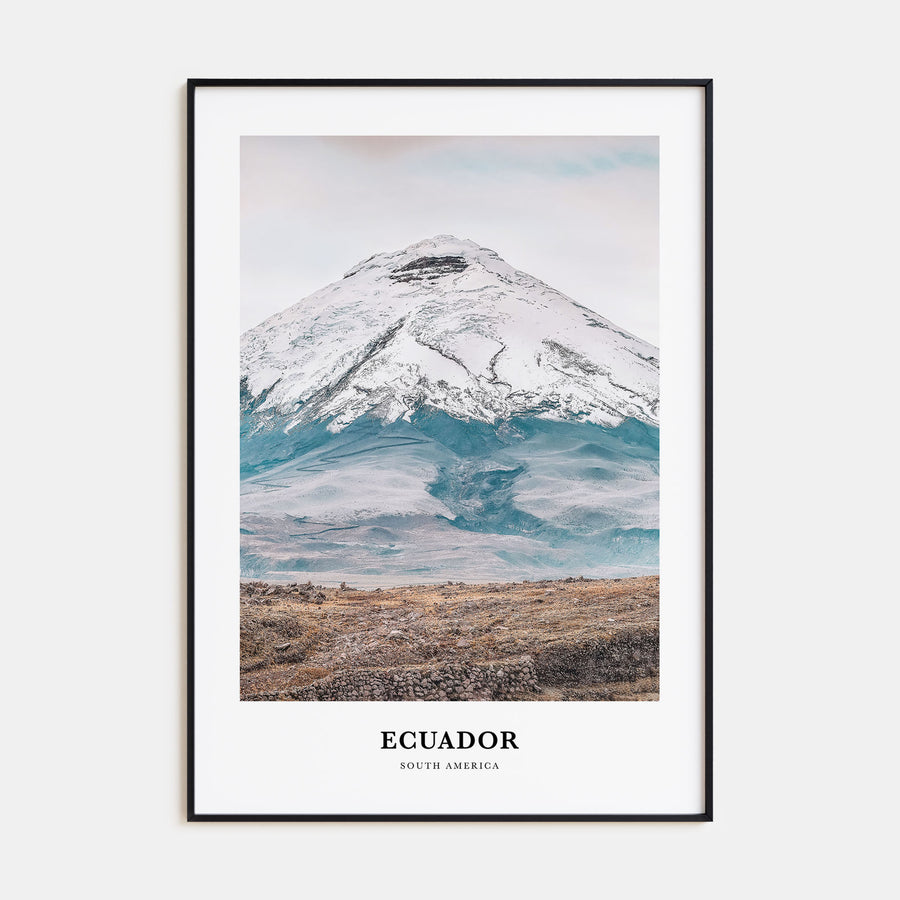 Ecuador Portrait Color Poster