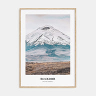 Ecuador Portrait Color Poster