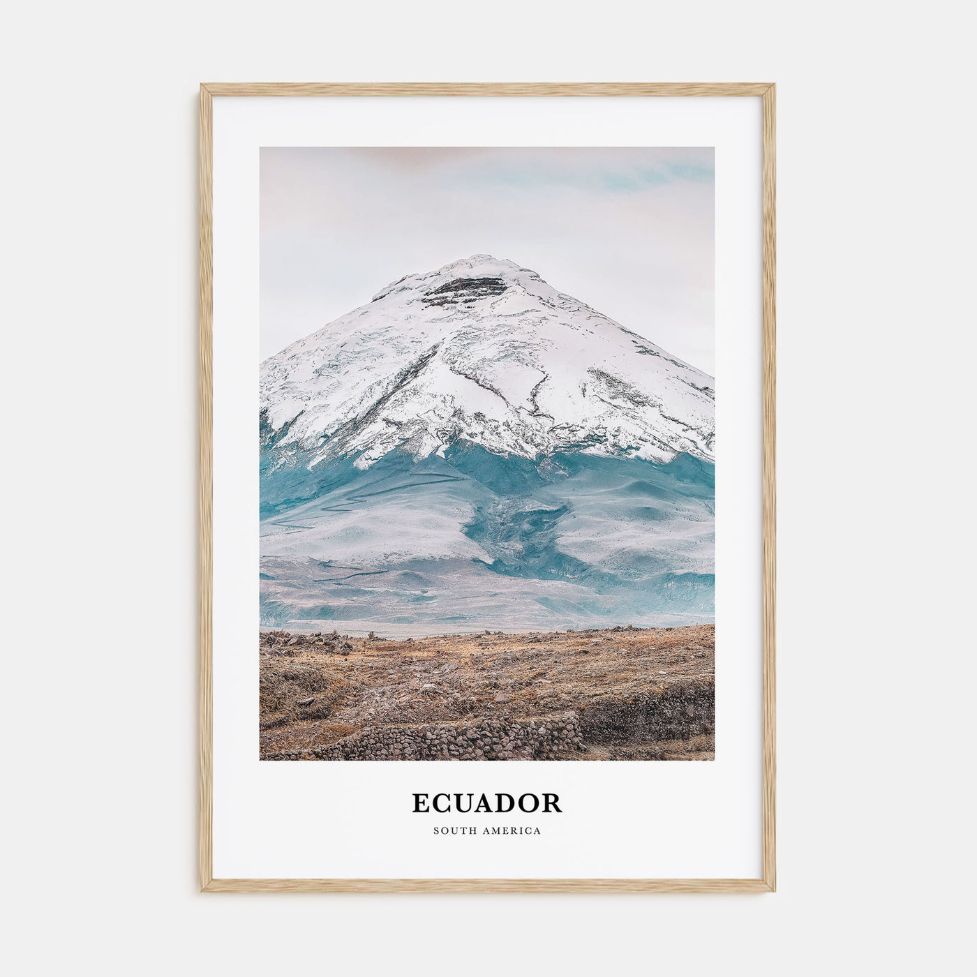 Ecuador Portrait Color Poster