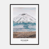 Ecuador Portrait Color Poster