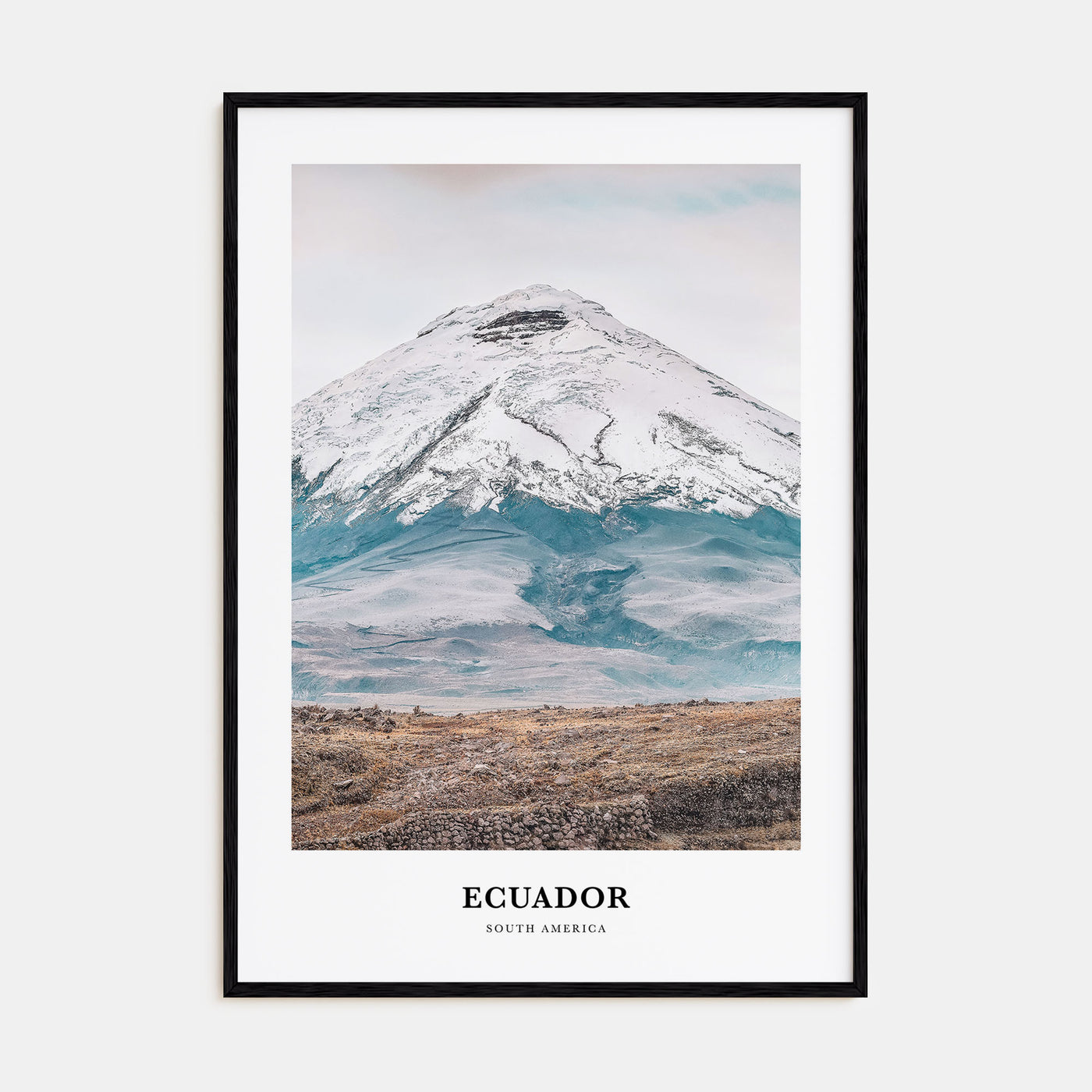 Ecuador Portrait Color Poster