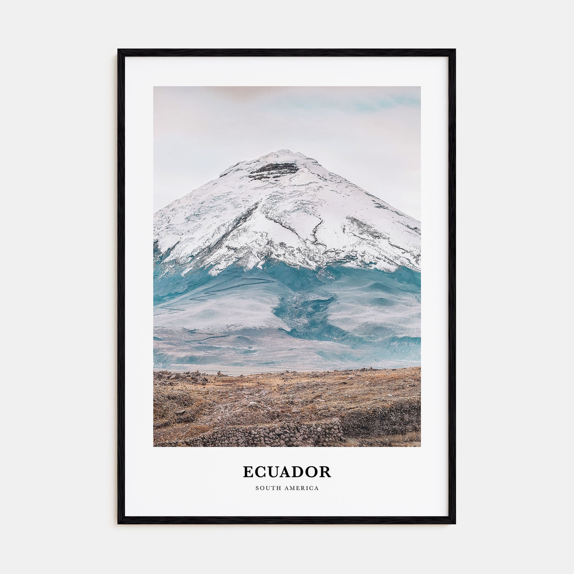 Ecuador Portrait Color Poster