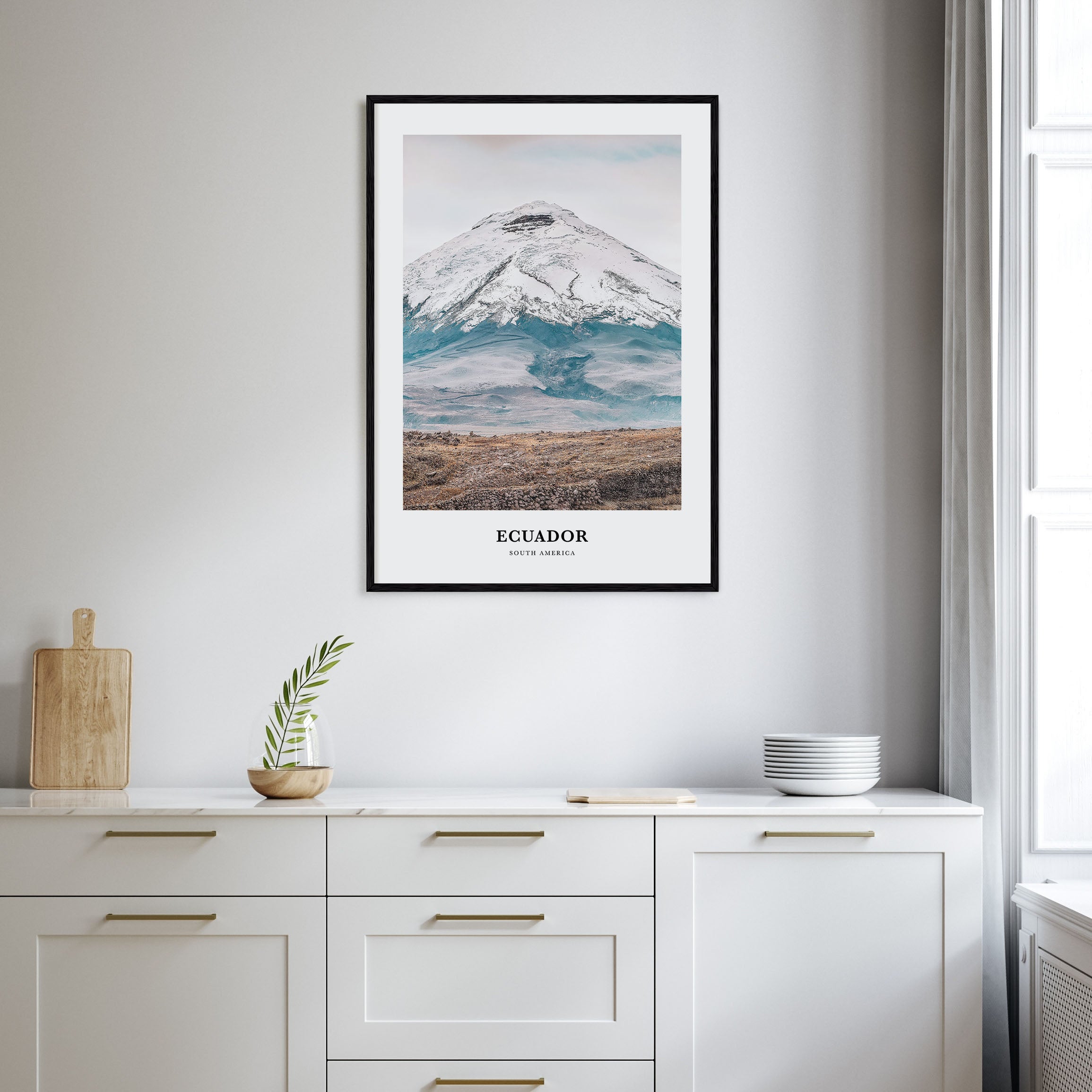 Ecuador Portrait Color Poster