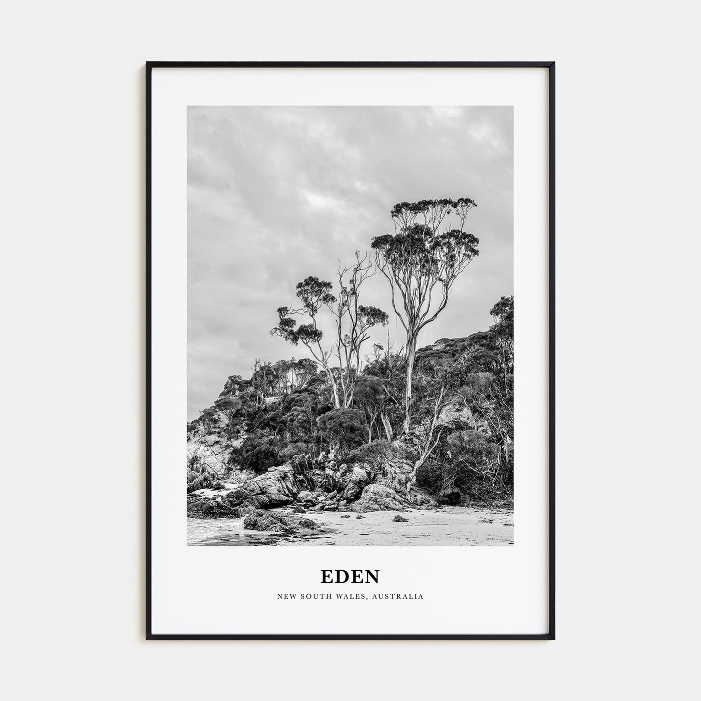 Eden Portrait B&W Poster