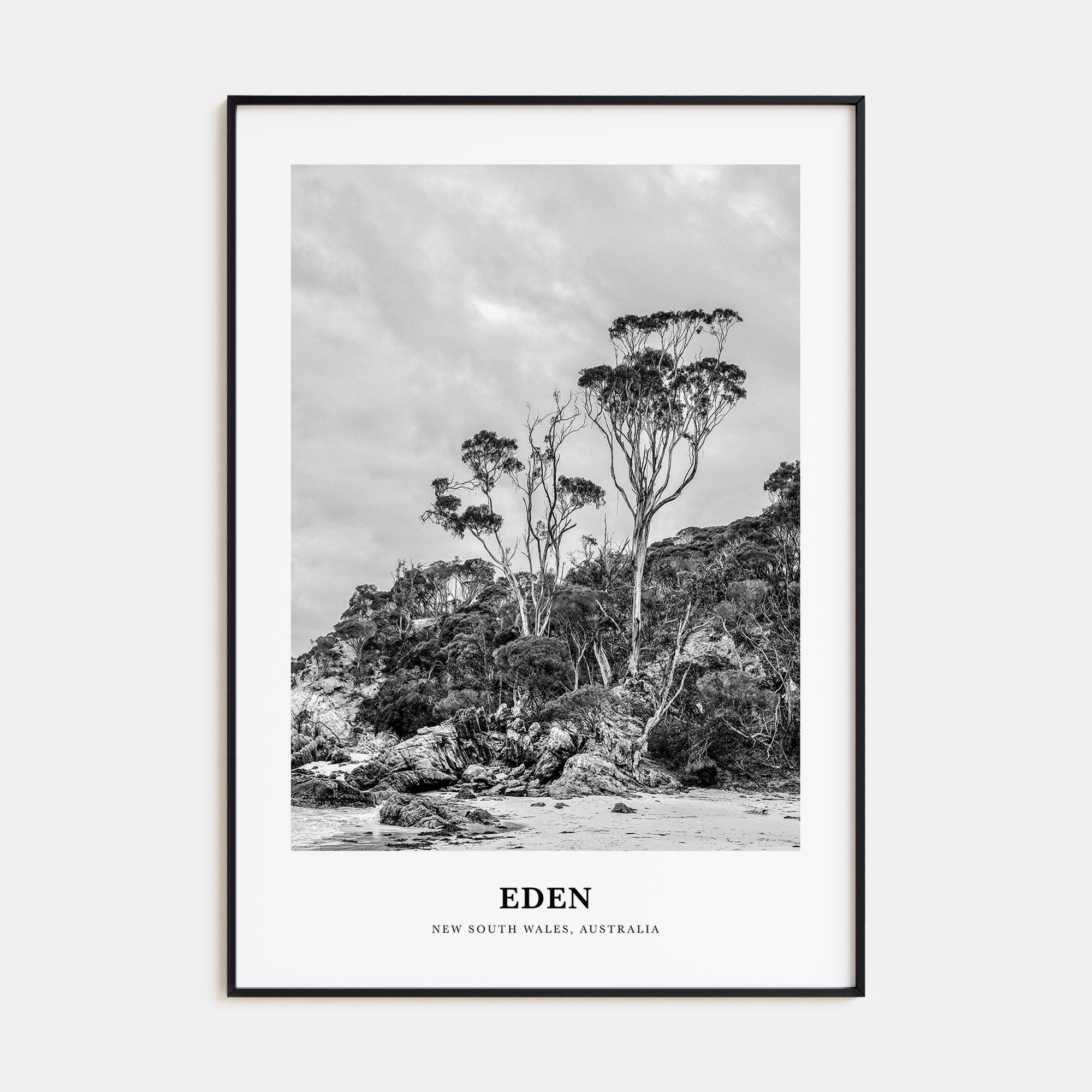 Eden Portrait B&W Poster